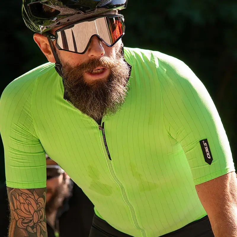 Q36.5 Seta Fietsshirt Korte Mouwen Groen Heren