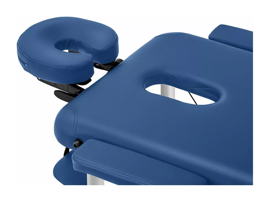 Table lit de massage PVC bleue 213.5 x 81 x 70 cm 14_0007741