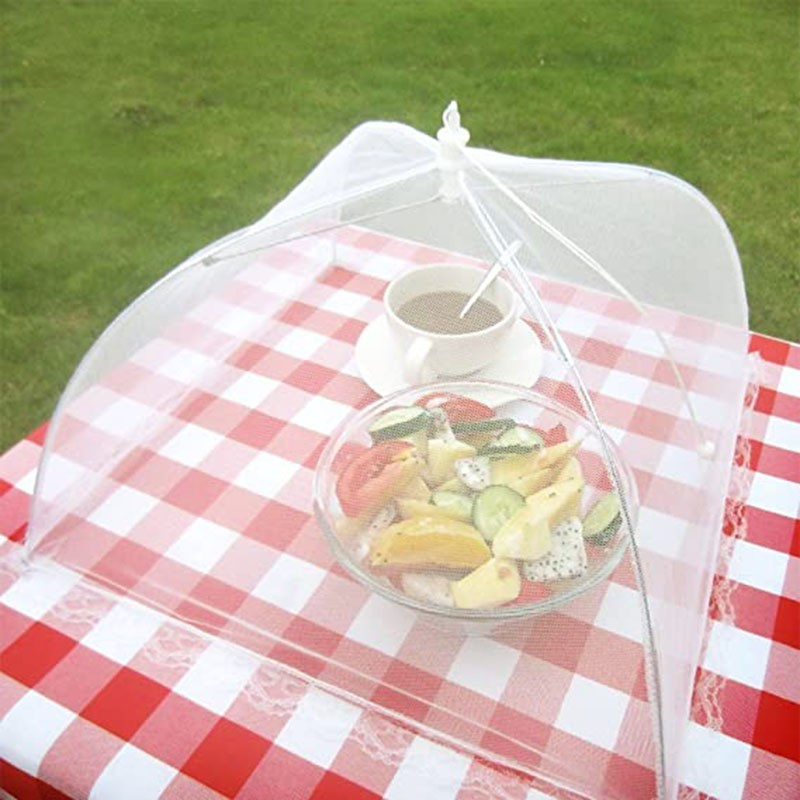 (3er Set) 43x43cm XXL Lebensmittel Insektenschutz Zelt Moskito Netz Abdeckung