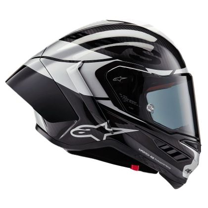 Casque Alpinestars Supertech R10 Element - Carbone / Blanc