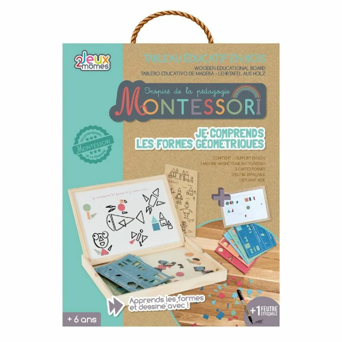 Paris Prix Tableau Éducatif Formes Montessori