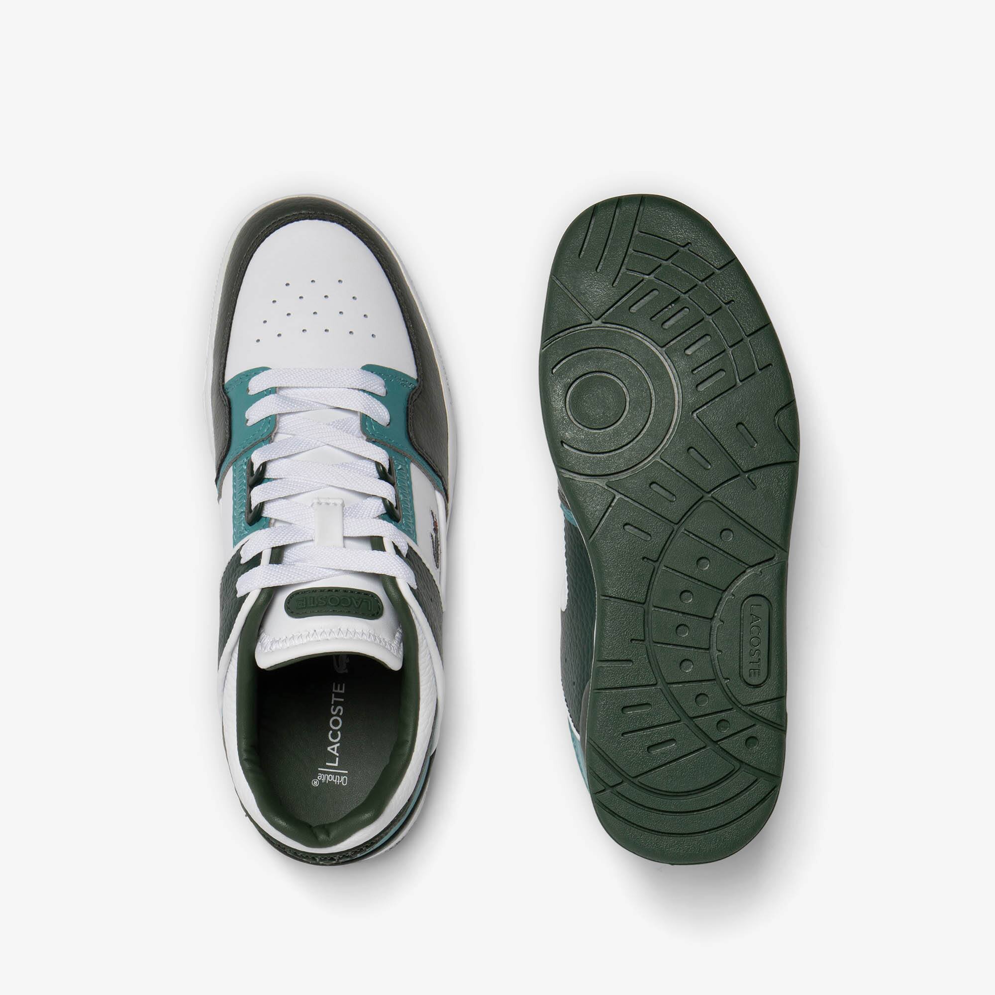 Sneakers Court Cage femme en cuir et synthétique Sneakers - Blanc - Lacoste - Femme