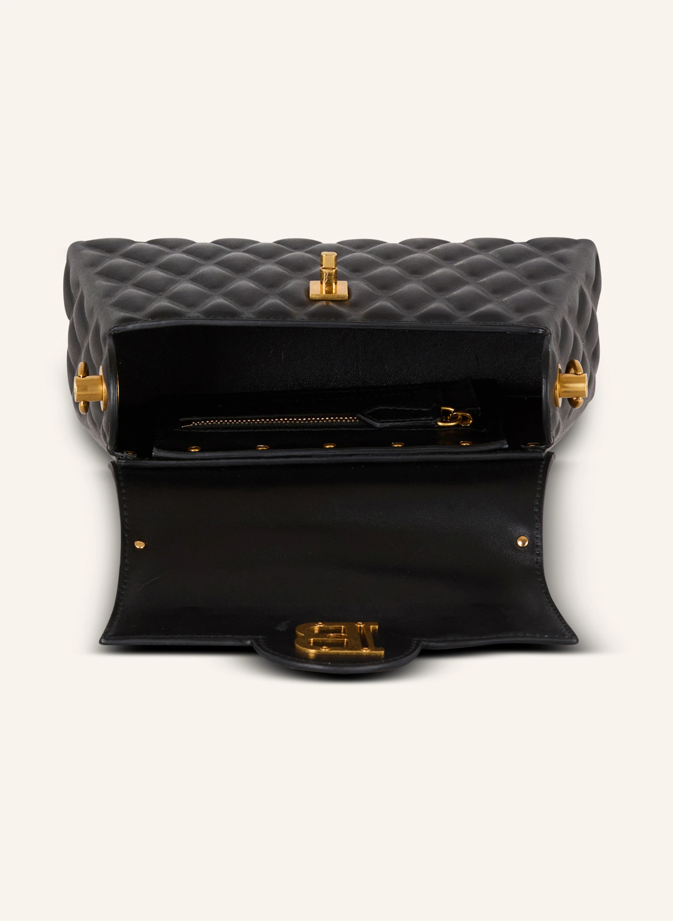 BALMAIN Tasche B-Buzz Dynasty aus gestepptem Kalbsleder