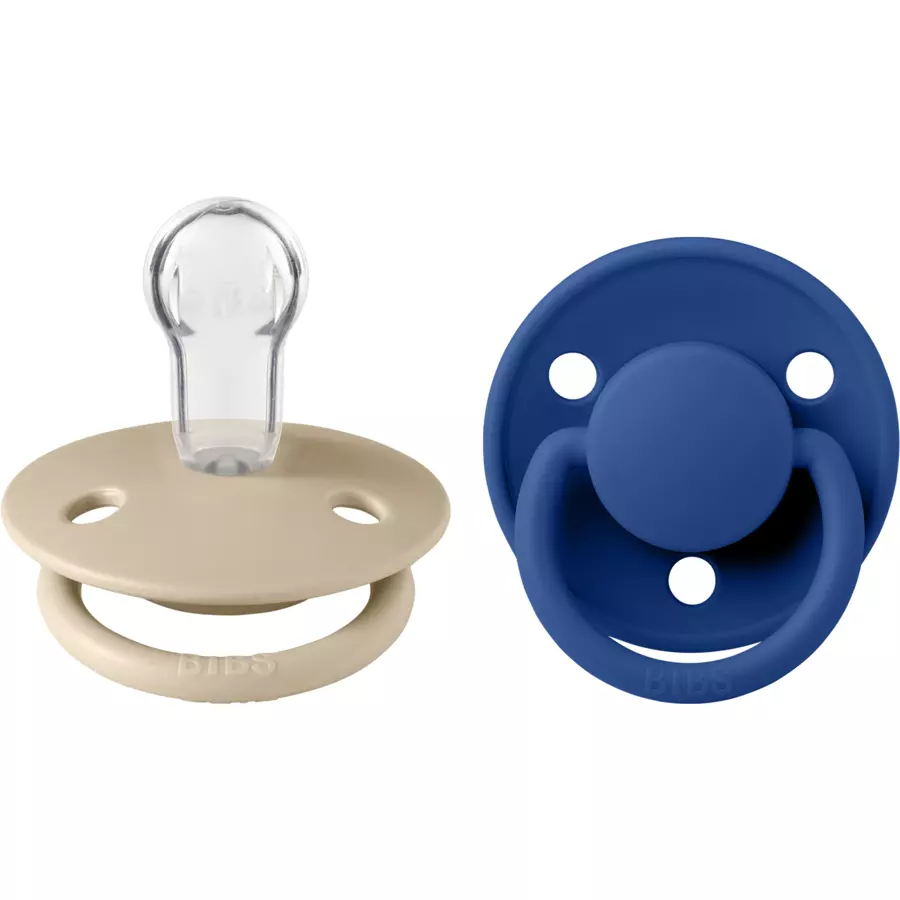 BIBS® Schnuller De Lux Vanilla & Cornflower 0-36 Monate, 2 Stk.
