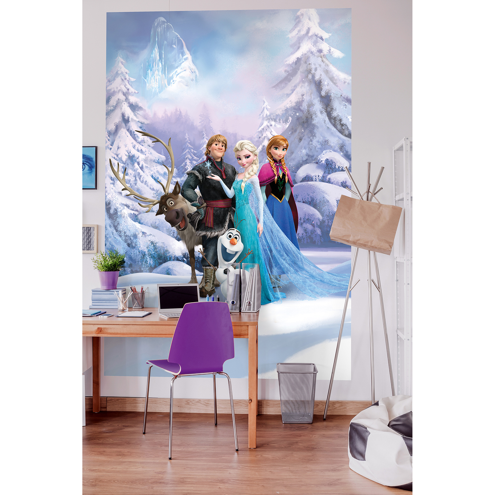 Papier-Fototapete FROZEN WINTER LAND - 184x254 cm