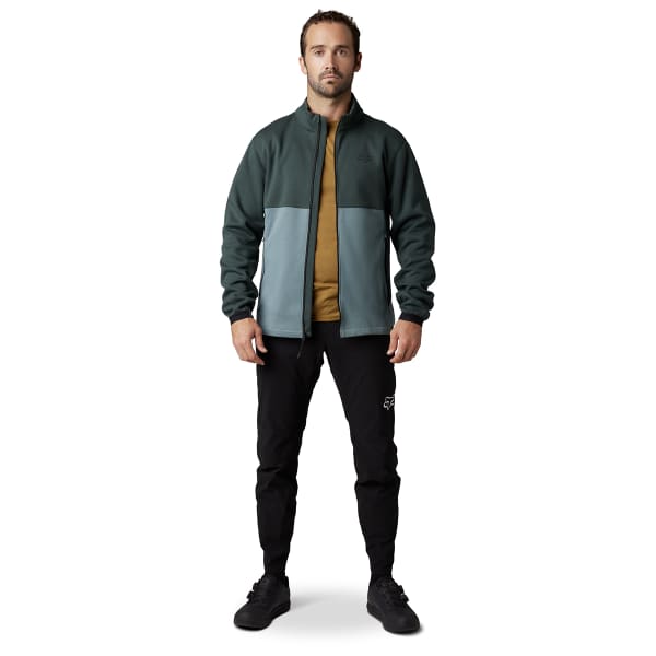 Veste VTT FOX RANGER FIRE FLEECE CREW EMERALD