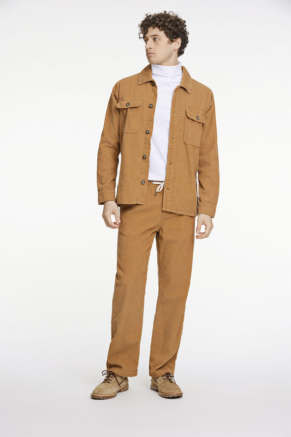 Lindbergh Corduroy overshirt Camel