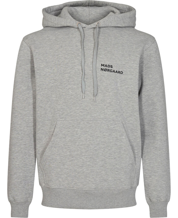 Mads Nørgaard - Copenhagen Standard Hoodie Logo Sweat Grå melange