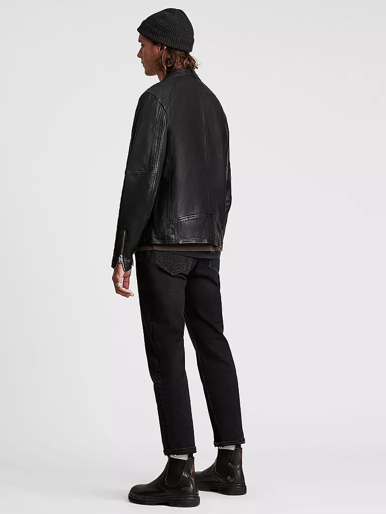 ALLSAINTS Lederjacke Cora schwarz