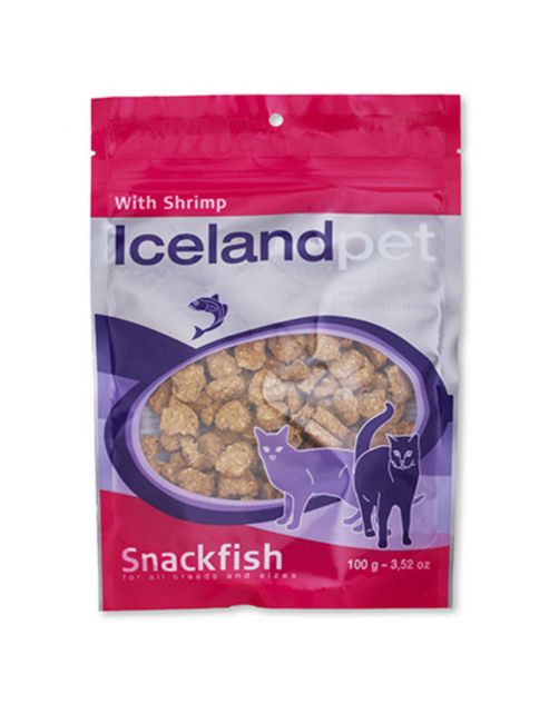 Icelandpet Cat Treat - Kattensnack - Garnaal 100 g