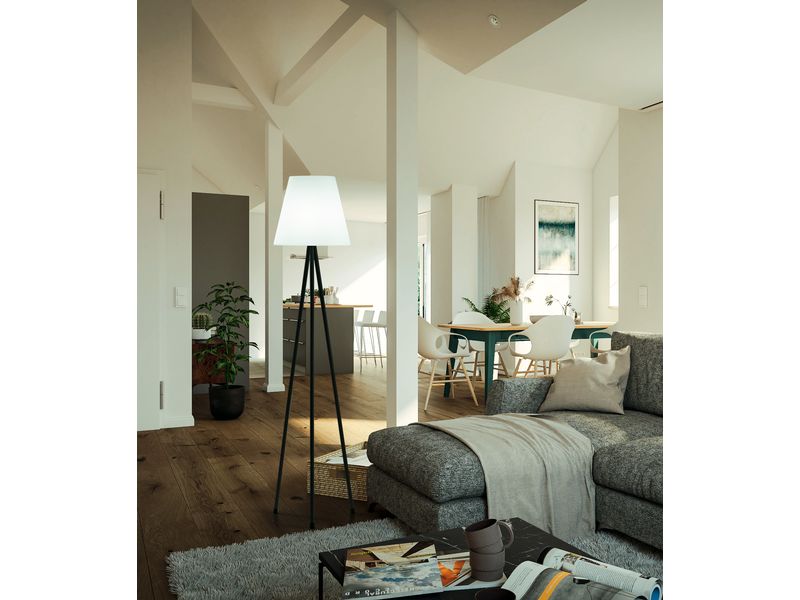 Hoberg Stehleuchte LED 50-150 cm Stehlampe für drinnen und draussen
