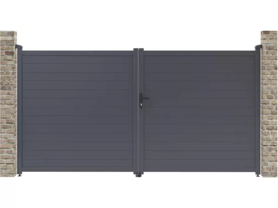 Portail aluminium 
