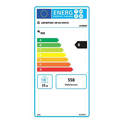 Chauffe-eau électrique Ariston Andris black 15L sous évier