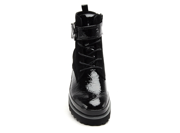 Fugitive boots bottine plates femme krecy noir