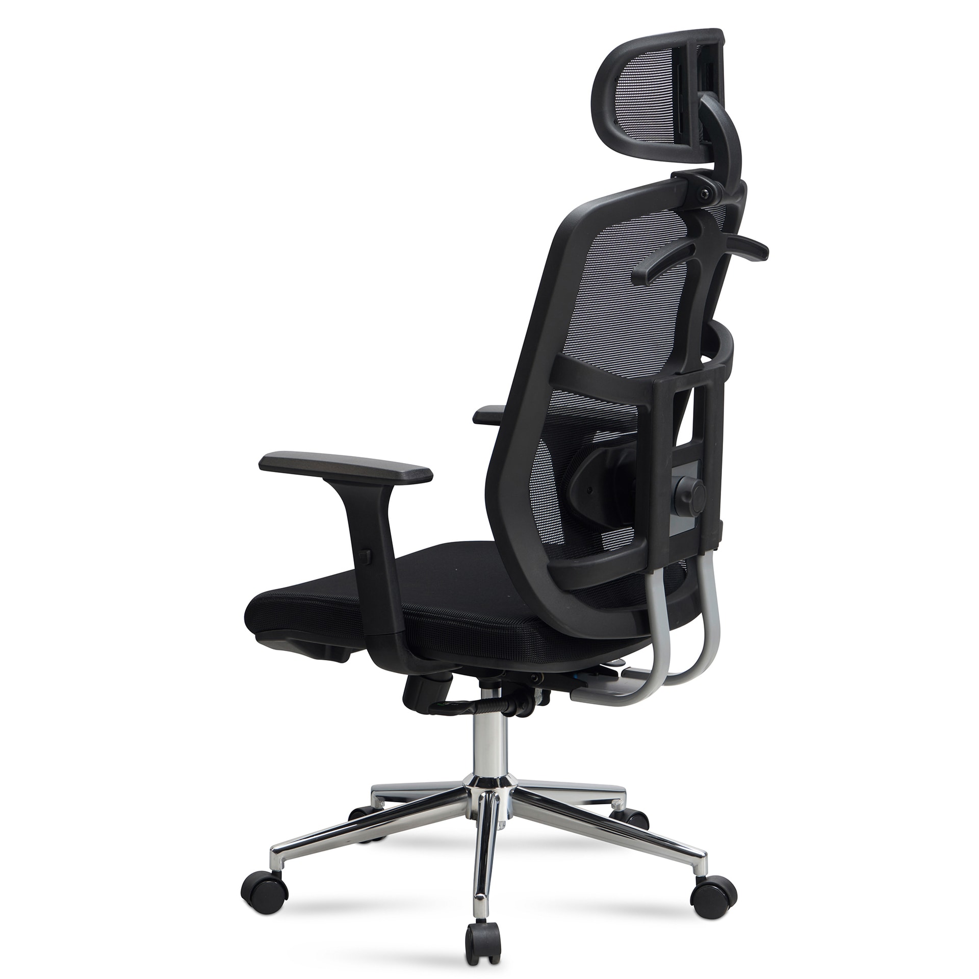 Bürostuhl 68x130x68 cm Stoff schwarz