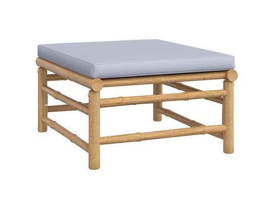 LES TENDANCES - Salon extérieur Salon de jardin-gris-5 places-55x65x30-410075