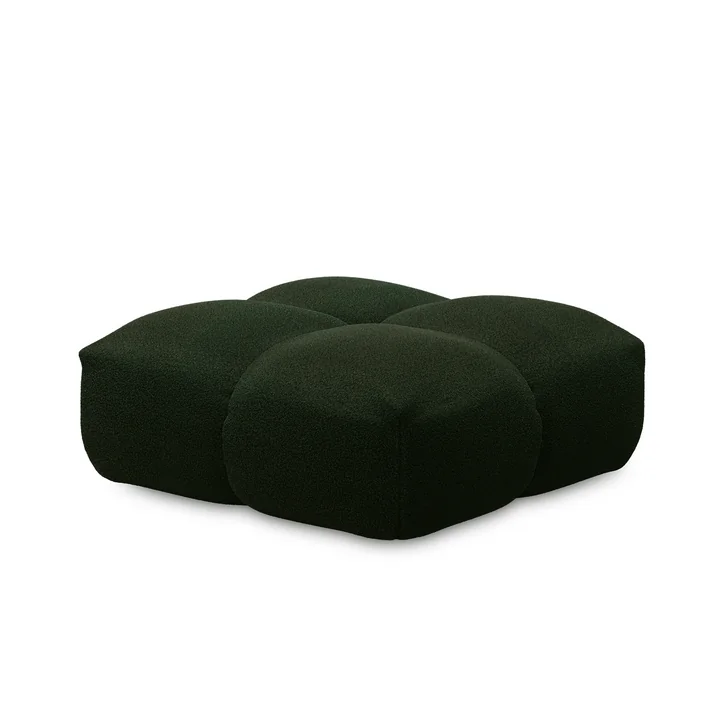 OUT Objekte unserer Tage - Sander Pouf Large, moosgrün (Hug Me 032 by Chivasso)