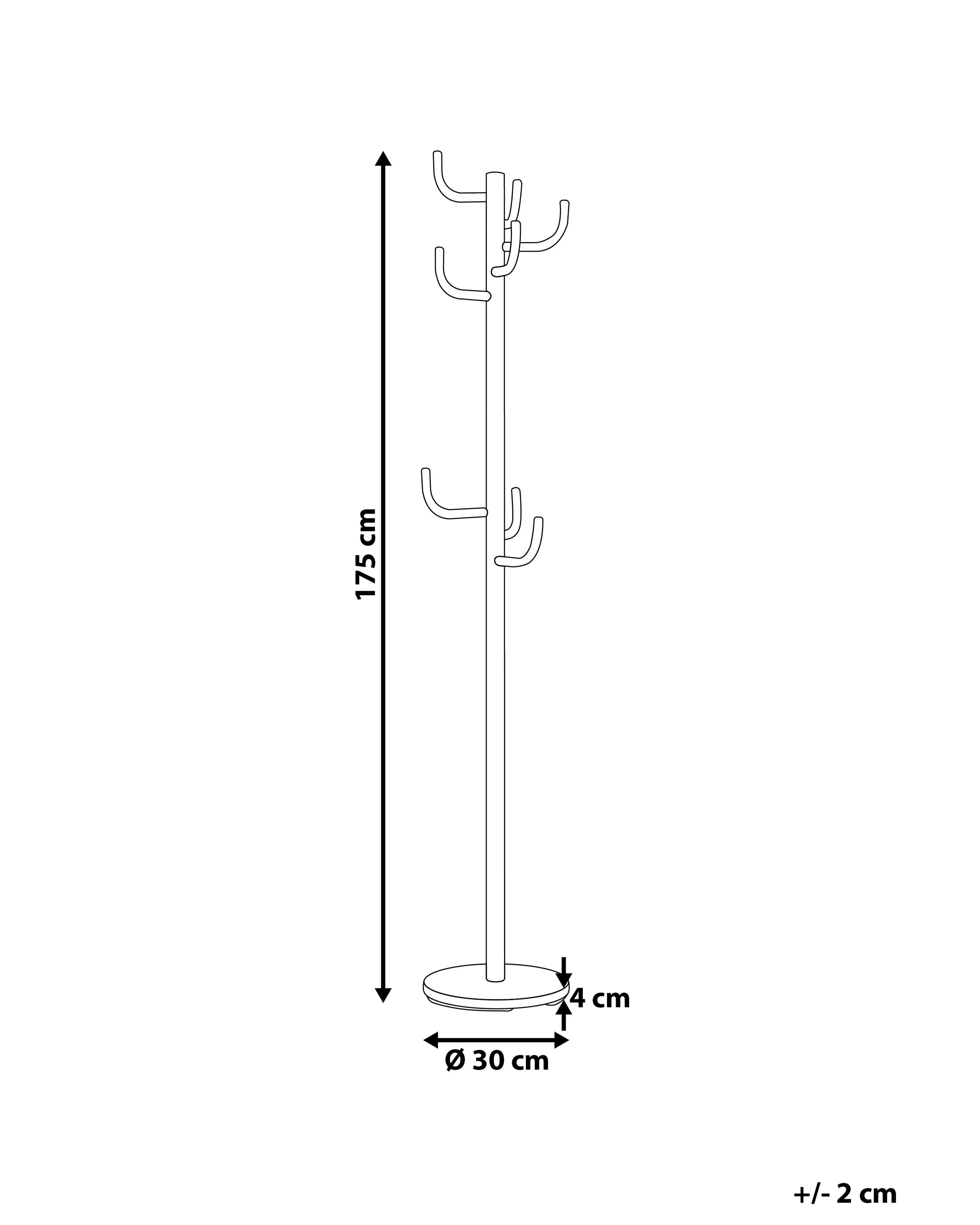Kapstok TRENTON Zilver