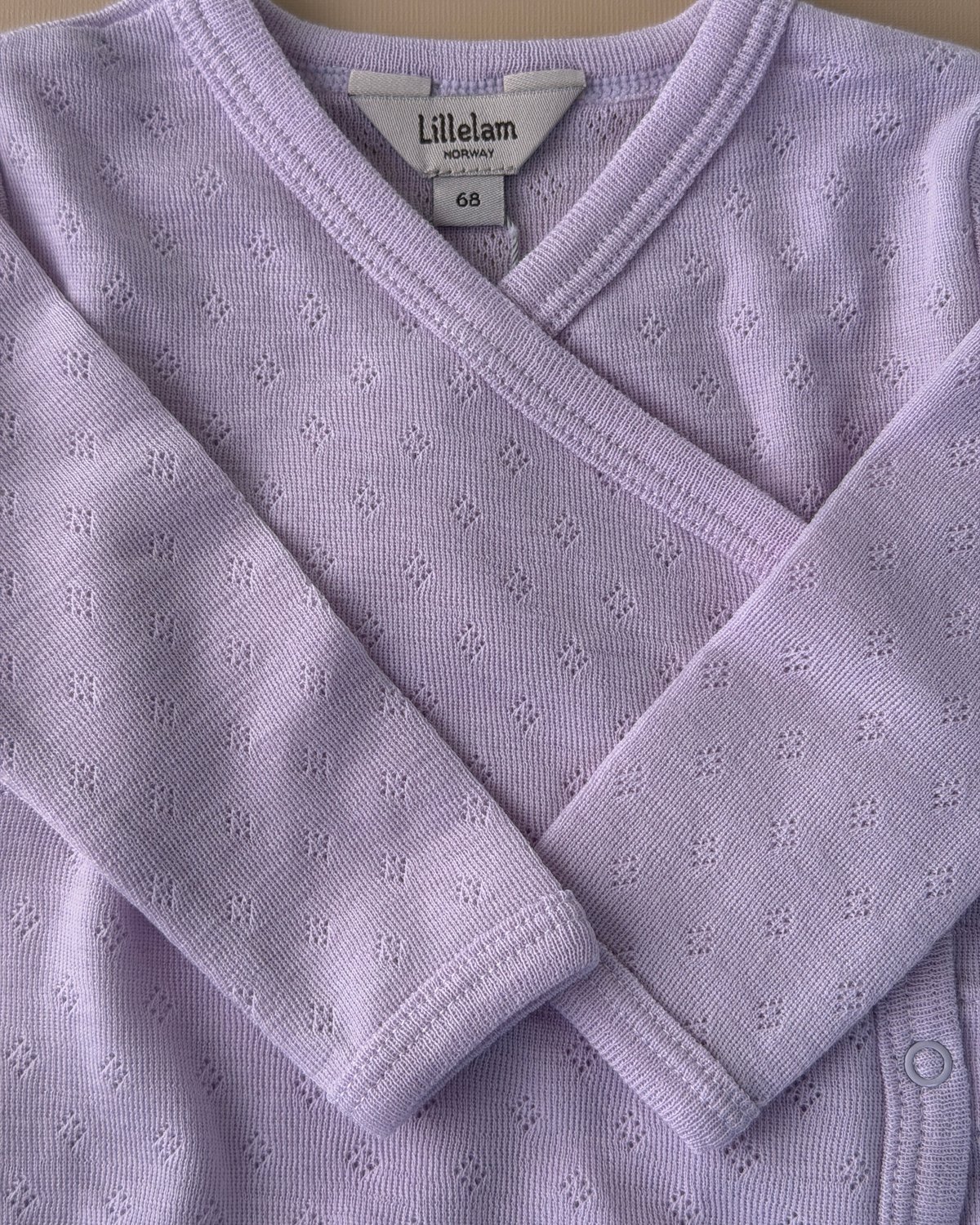 Omslagsbody Ull – 100% Merino, Pointelle | Ullbody Mini