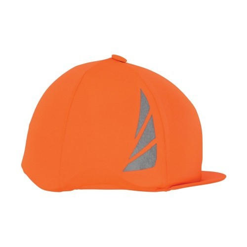 Capa refletora para capacete, laranja fluorescente
