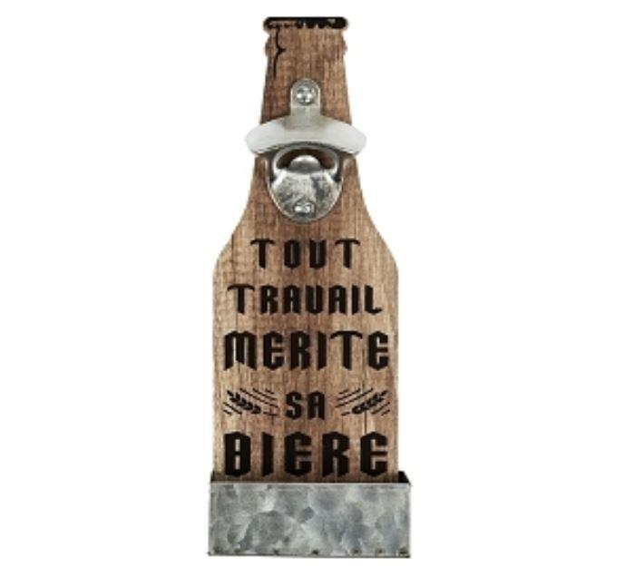 DECAPSULEUR MURAL TOUT TRAVAIL MERITE SA BIERE