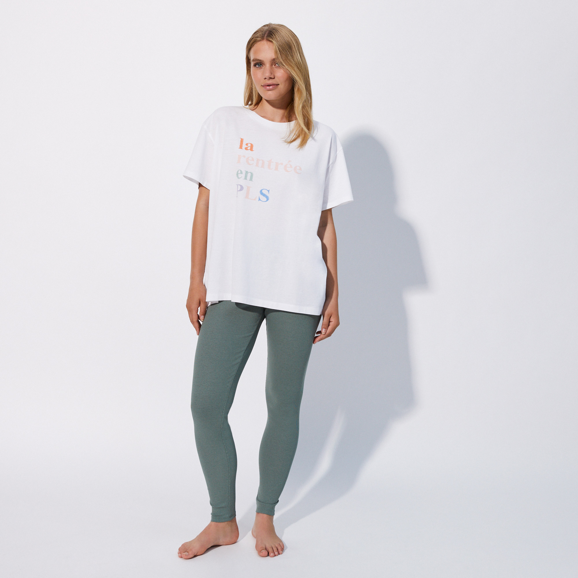 Ensemble de pyjama à messages