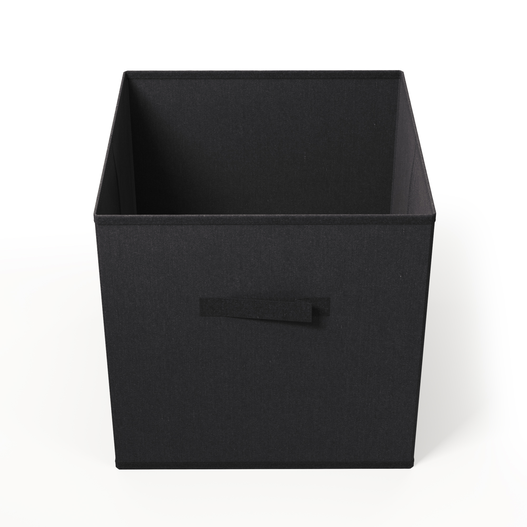 Aufbewahrungsbox 33 x 33 cm 2er Set schwarz