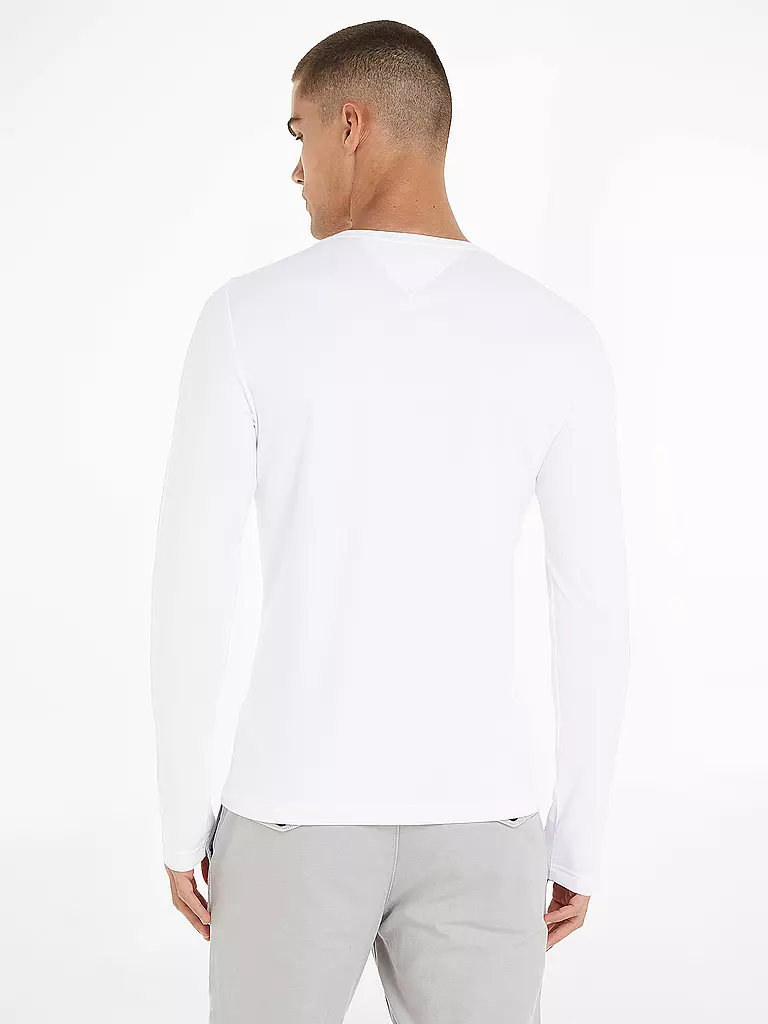 TOMMY HILFIGER Langarmshirt weiss