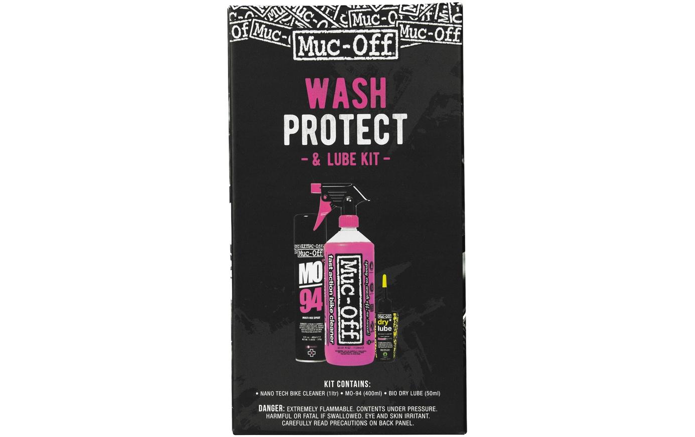 Pflegeset Wash, Protect and Dry Lube KitReinigungs- und Wartungs-Set für Fahrräder