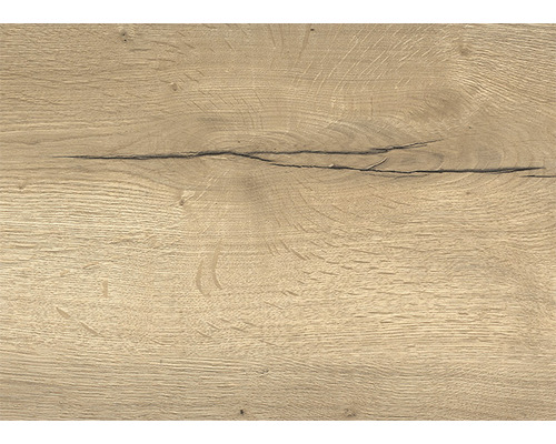 3-delige badkamermeubelset, dubbele wastafel Sanox Porto, BxHxD 121 x 170 x 51 cm, frontkleur eiken naturel, met keramische wastafel wit, 84730227