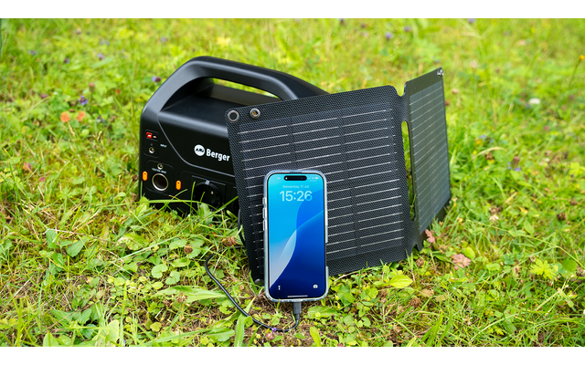 Berger faltbares 2GO Solarpanel