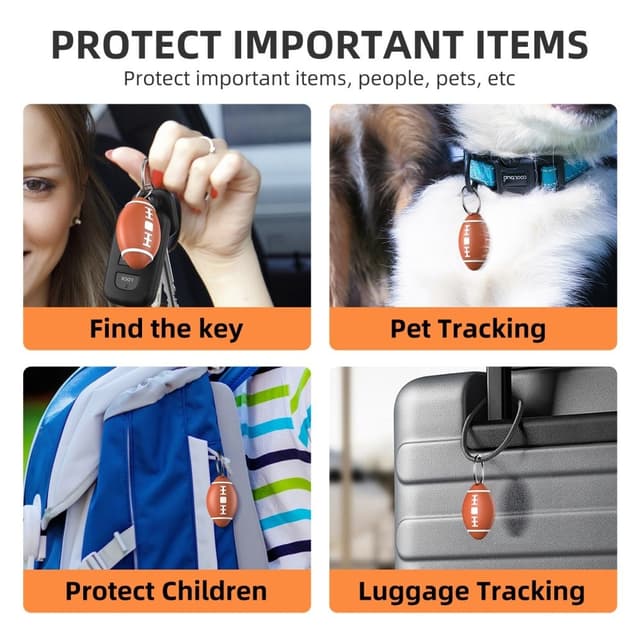Anti-Lost Mini Global Locator Smart GPS Tracker Fungerer med Find My