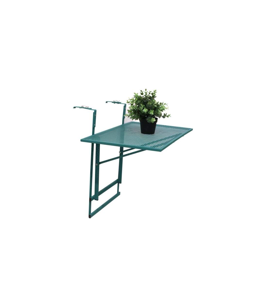 Paris Prix - Table De Balcon Design pliable 60cm Vert