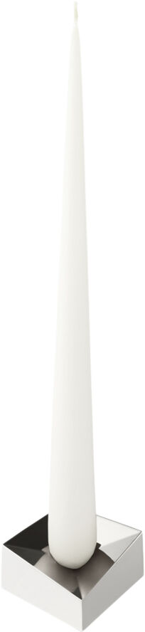 STOFF Nagel STOFF Nagel reflect candle holder, large - chrome/krom Sølv