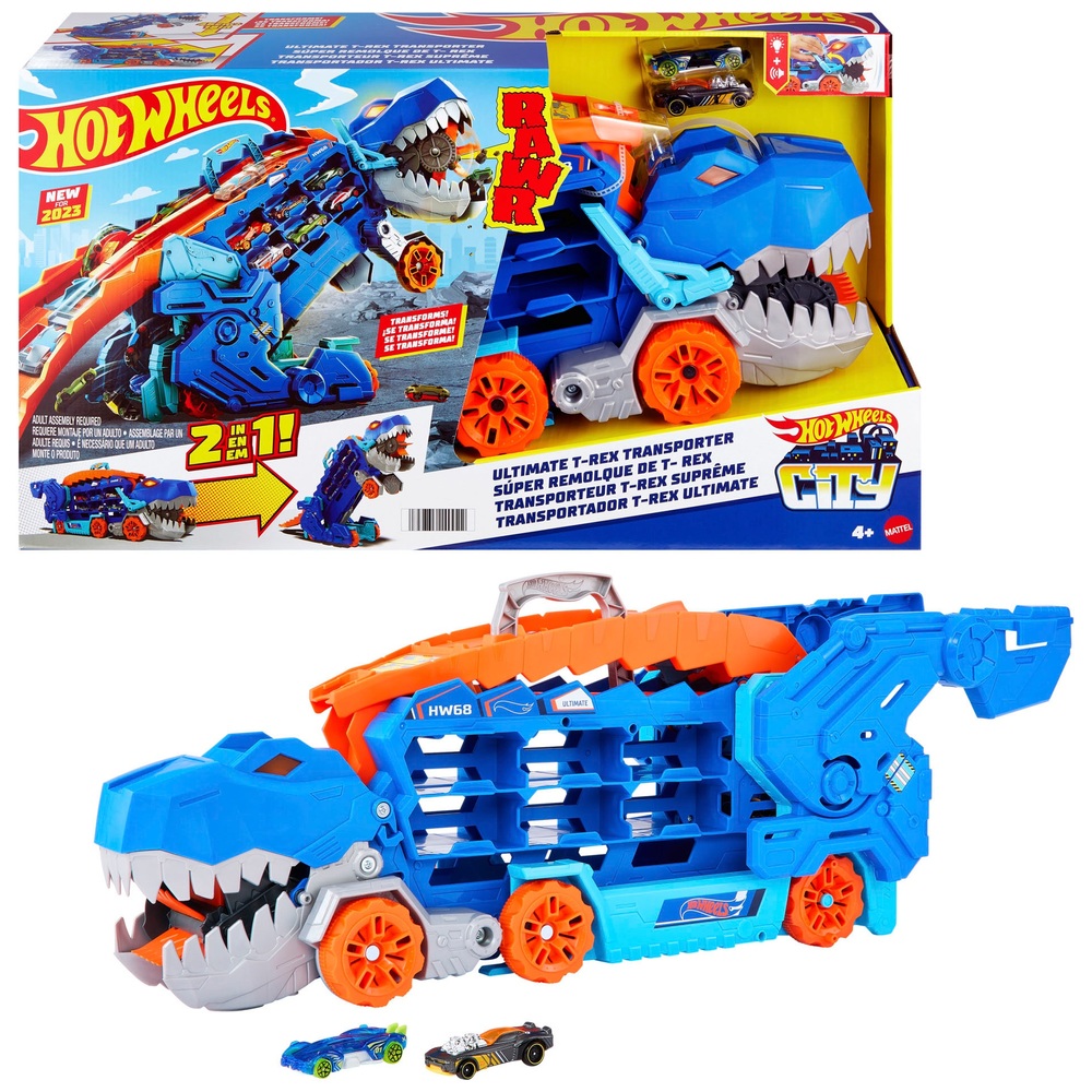 Hot Wheels City Ultimate T-Rex Transporter
