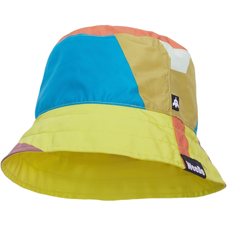 WeeDo Fischerhut und Regenhut WOODY Bird block stripes