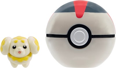 Pokémon Clip 'N' Go Lekesett Fidough med Timer-ball
