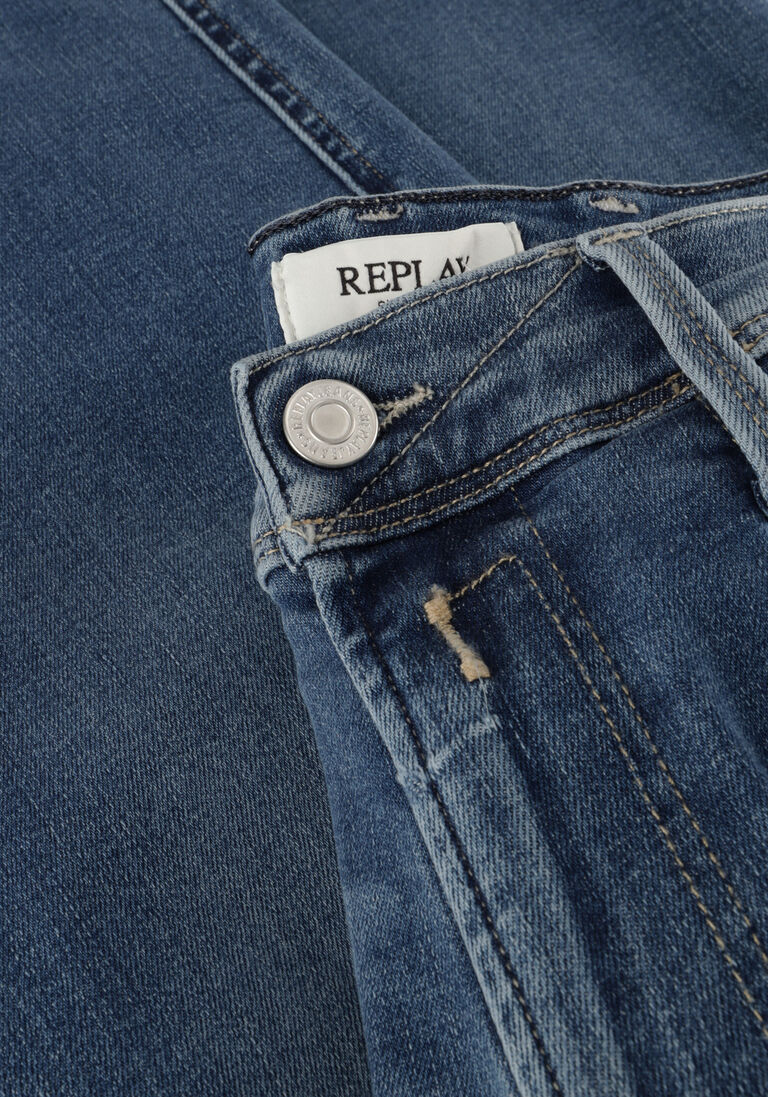 blauwe replay straight leg jeans anbass
