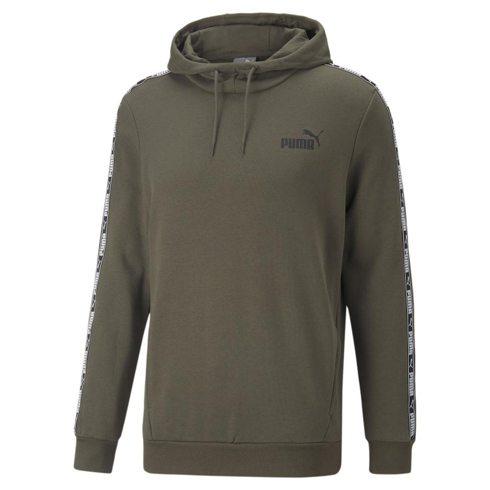 Puma Sweat Kaki Homme Puma Tape Hoodie