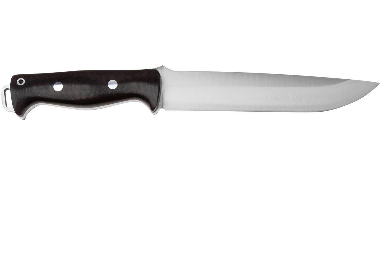 Bark River Bravo 2 CPM 3V, Burgundy Canvas Micarta, outdoormes