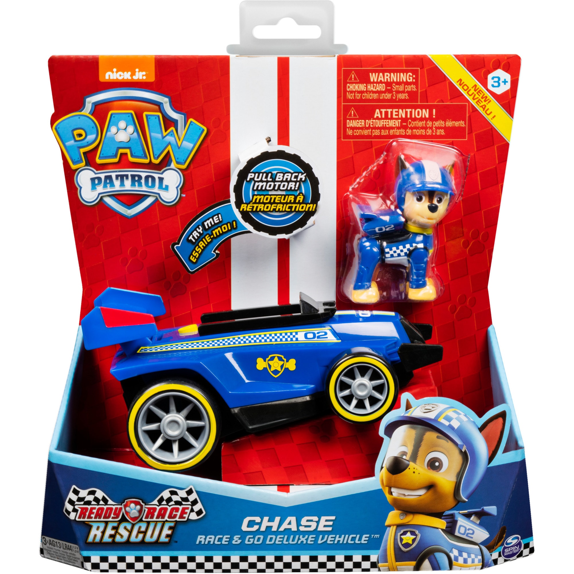 Spin Master Spielfahrzeug Paw Patrol - Ready, Race, Rescue, Chases Race & Go Deluxe Basis Fahrzeug