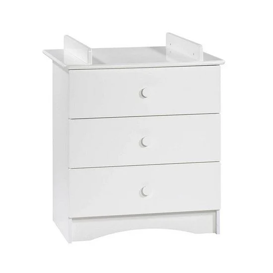 Basic commode avec plan à langer intégré   Blanc        de               Sauthon Baby's Sweet Home