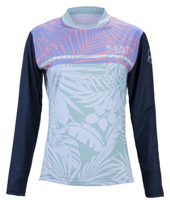 Maillot Femme Kenny Charger Flower Bleu Violet