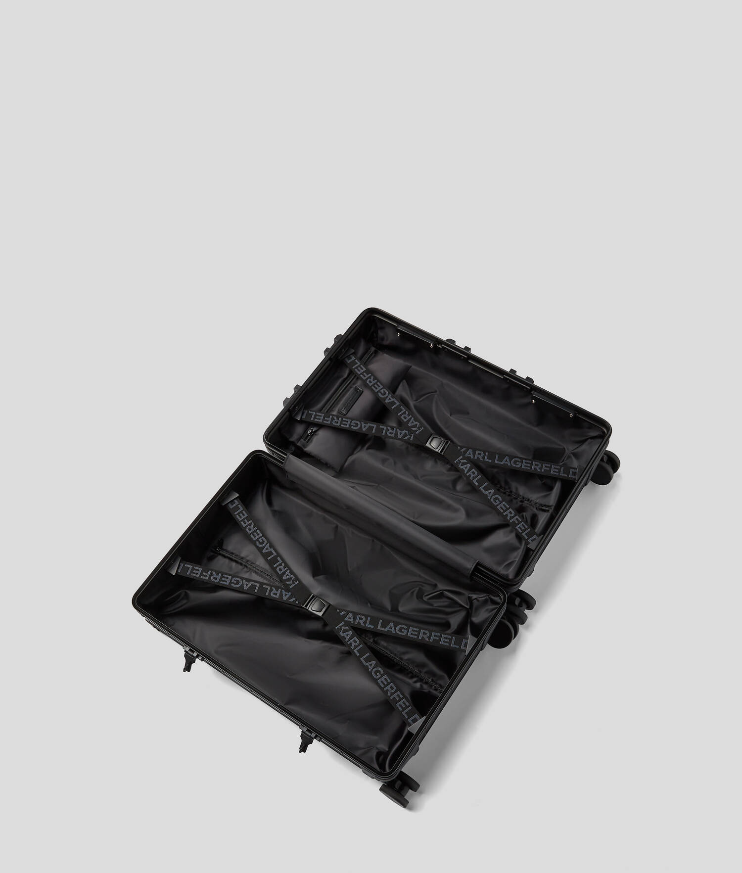 VALISE À ROULETTES RIGIDE K/ESSENTIAL MONOGRAM - Motif monogramme all over noir