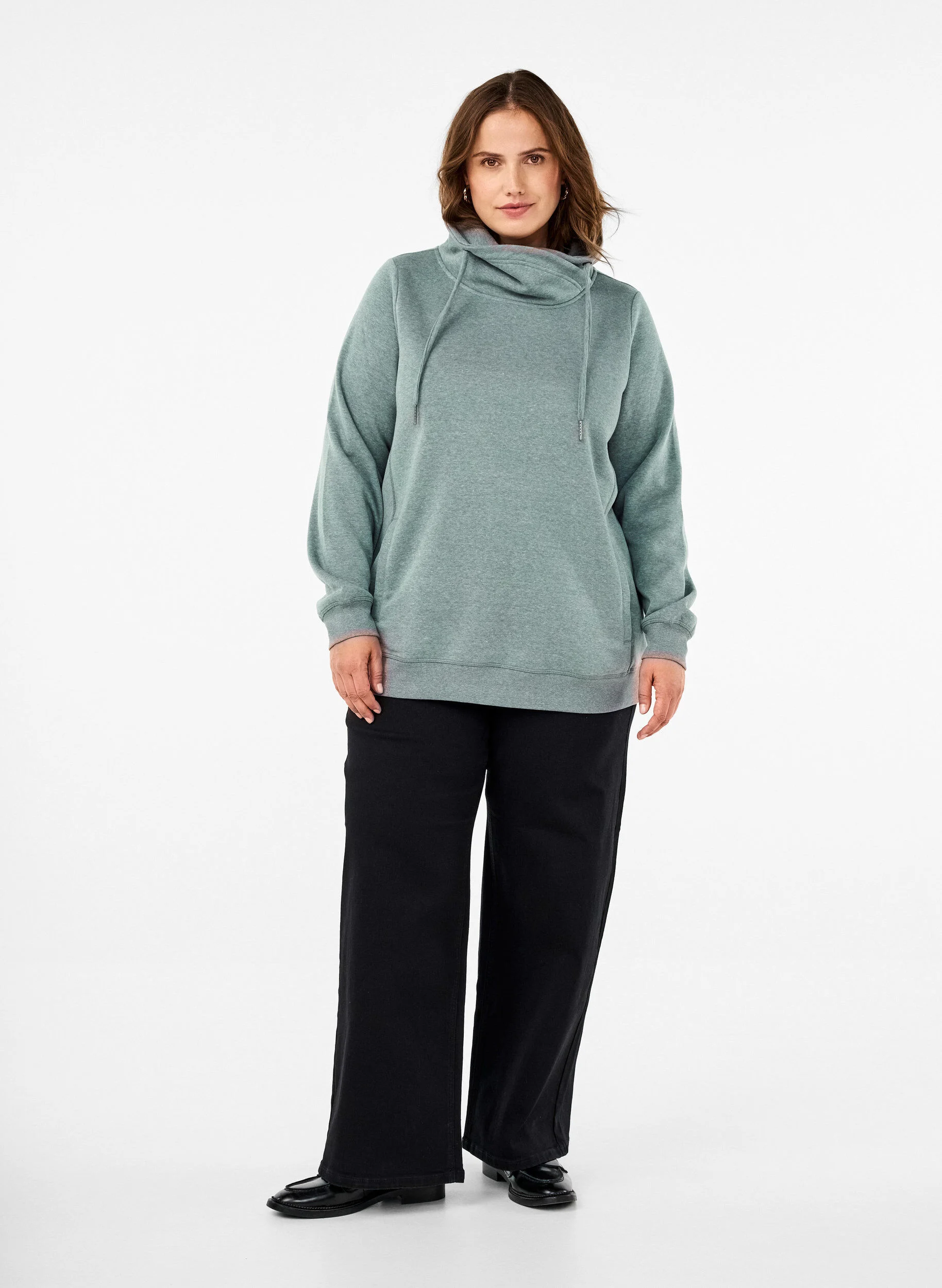 FLASH - Sweatshirt med høj krave
