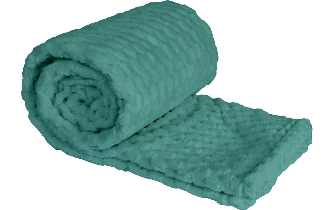 Hubatka TEXTIL Wohndecke »Plaid Uni 220 x 180 cm«