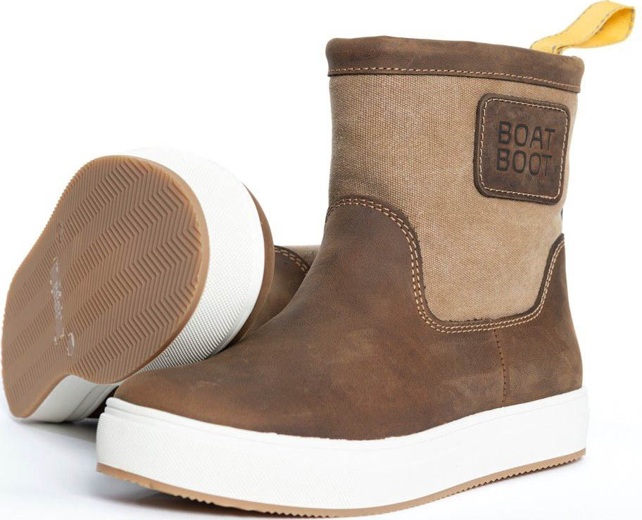 Lowcut Canvas Leather Dame 04/Leather Brown