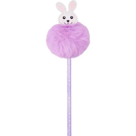 Die Spiegelburg Bleistift mit Pompom-Topper Fröhliche Ostern, 1 Stück, 2-fach sortiert