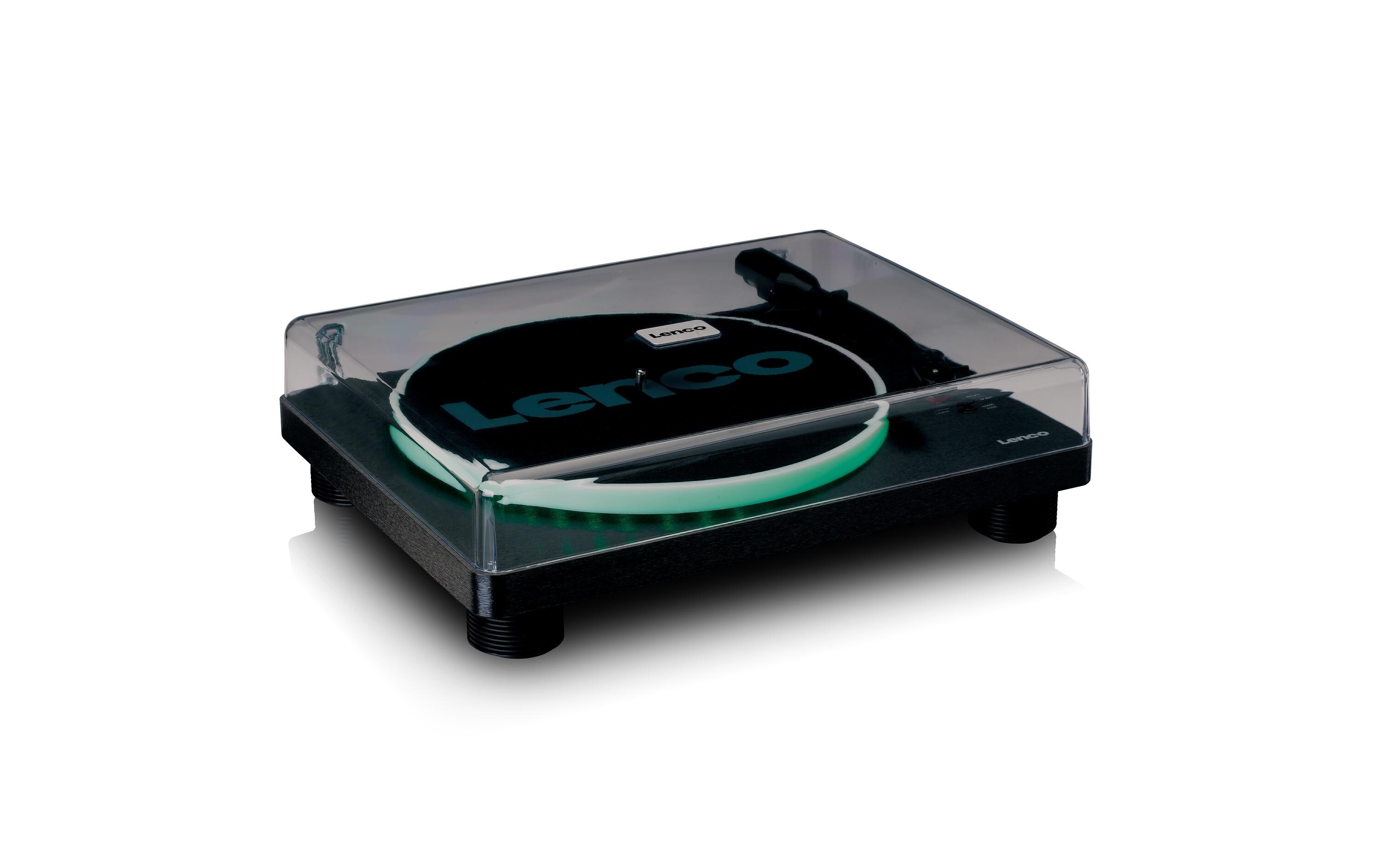 Plattenspieler LS-50LEDBK Schwarz<br>Plattenspieler mit integrierten Lautsprecher