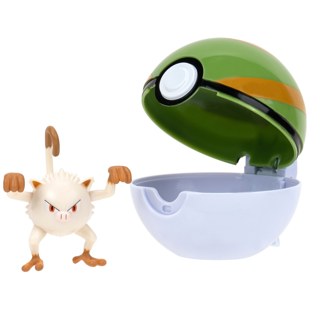 Pokémon Clip 'N' Go Mankey und Pokéball